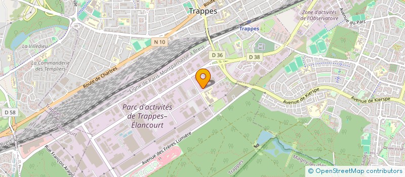 localisation de l'entreprise LUXURY CARS  TRAPPES