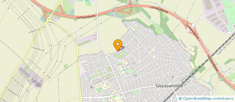 localisation de l'entreprise LUXURY CARS  GOUSSAINVILLE