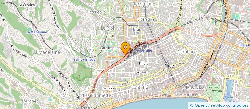 localisation de l'entreprise LUXURY CARS  NICE