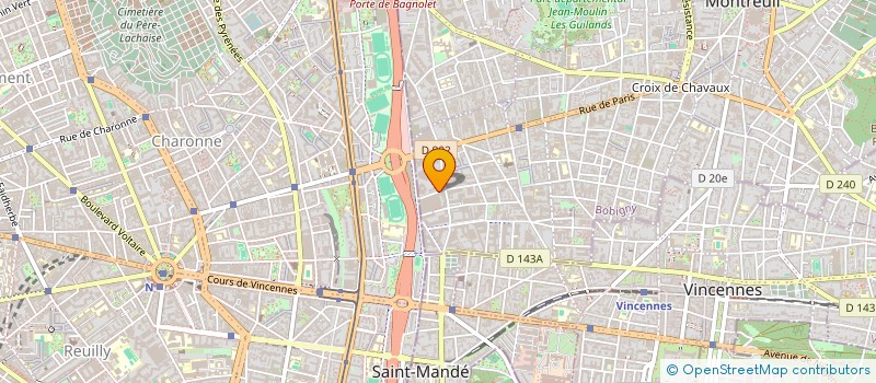 localisation de l'entreprise LUXURY CARS à MONTREUIL