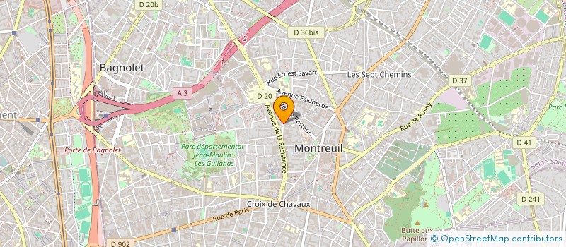 localisation de l'entreprise LUXURY CLASS TRAINING à MONTREUIL