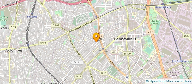localisation de l'entreprise LUXURY COIFF à ASNIERES-SUR-SEINE