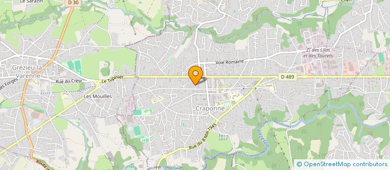 localisation de l'entreprise LUXURY COMPANY  CRAPONNE