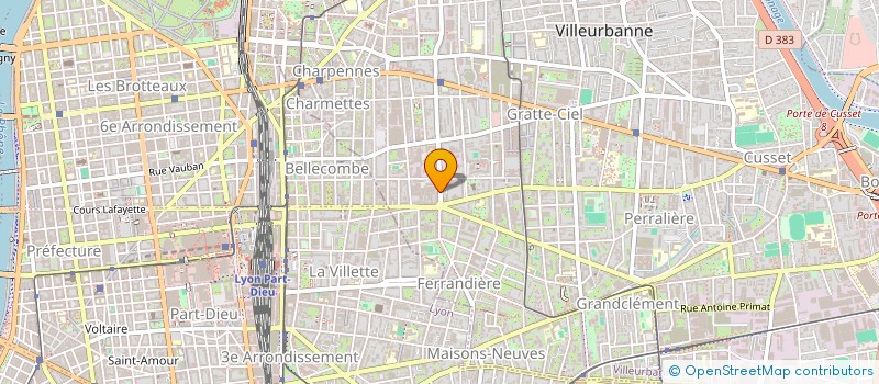 localisation de l'entreprise LUXURY DECO CONCEPT  VILLEURBANNE