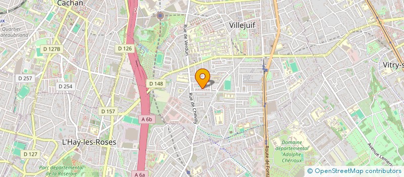 localisation de l'entreprise LUXURY DECO SERVICES à VILLEJUIF