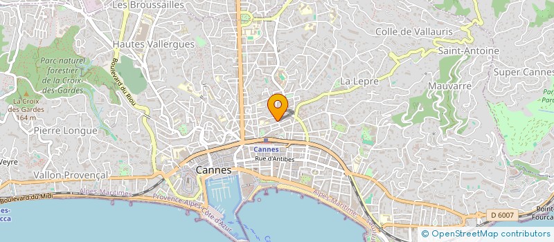 localisation de l'entreprise LUXURY DRINKS à CANNES