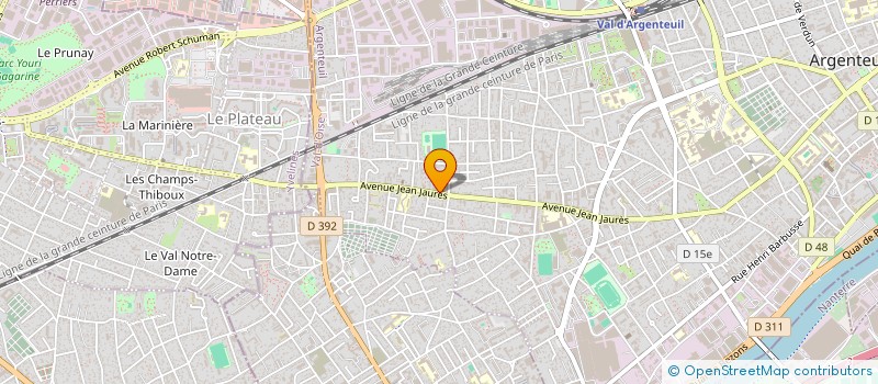 localisation de l'entreprise LUXURY DRIVE SERVICES  ARGENTEUIL