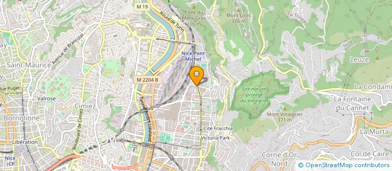 localisation de l'entreprise LUXURY DRIVER à NICE