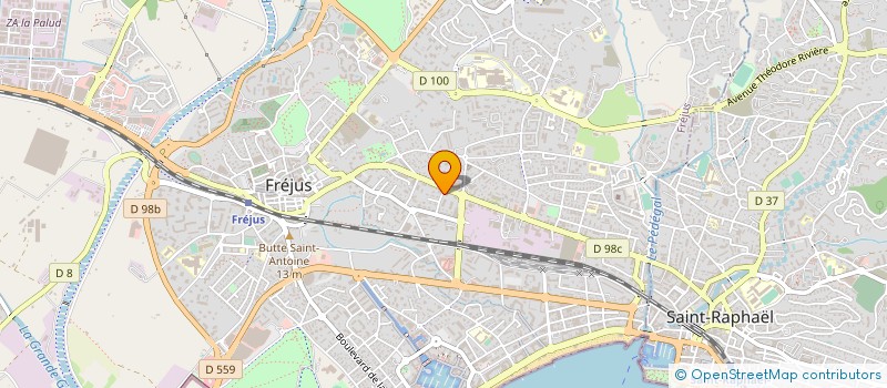 localisation de l'entreprise LUXURY DRIVER VTC  FREJUS