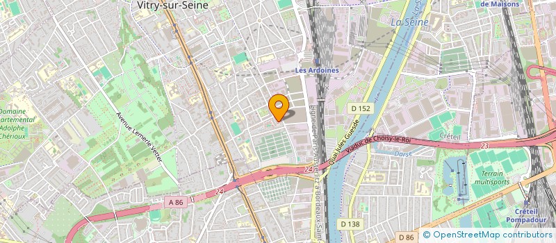 localisation de l'entreprise LUXURY EVENTS à VITRY-SUR-SEINE