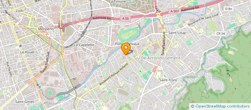 localisation de l'entreprise LUXURY GARAGE 13  MARSEILLE