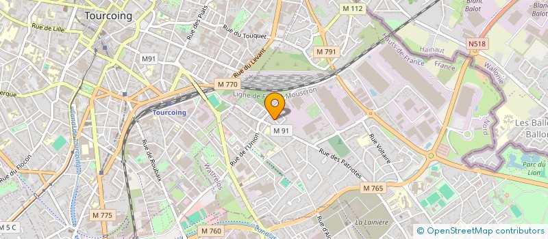 localisation de l'entreprise LUXURY GLASS'AUTO  WATTRELOS