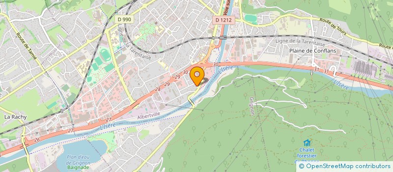 localisation de l'entreprise LUXURY HOUSEHOLD  ALBERTVILLE