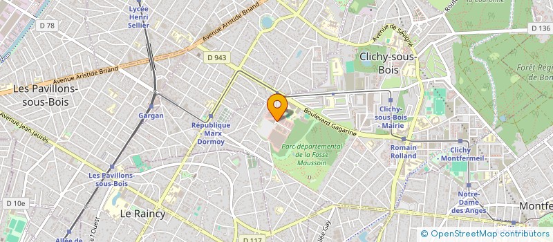 localisation de l'entreprise LUXURY INTERIORS à CLICHY-SOUS-BOIS