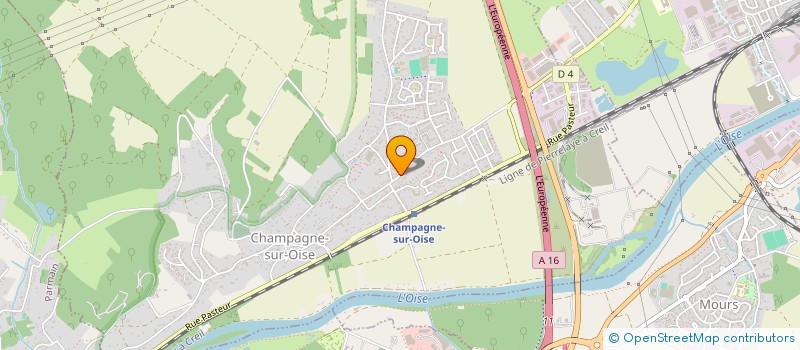 localisation de l'entreprise LUXURY JERSEYS  CHAMPAGNE-SUR-OISE