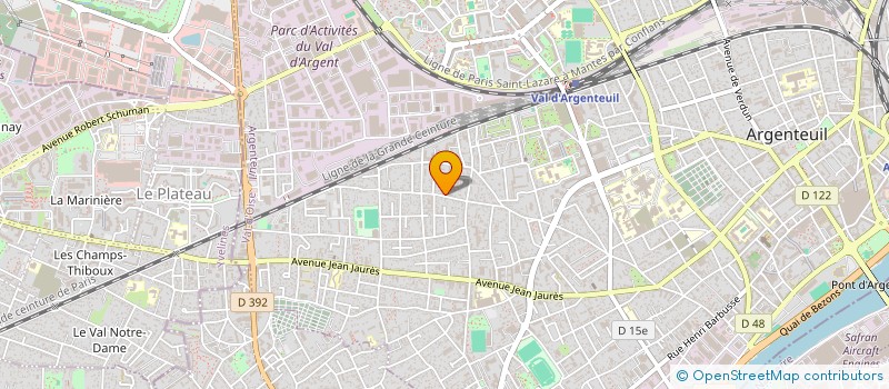 localisation de l'entreprise LUXURY LEATHER GROUP à ARGENTEUIL