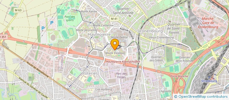 localisation de l'entreprise LUXURY LOUNGE à STRASBOURG