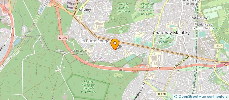 localisation de l'entreprise LUXURY MAD VTC  CHATENAY-MALABRY