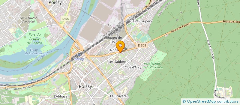 localisation de l'entreprise LUXURY PHONE à POISSY