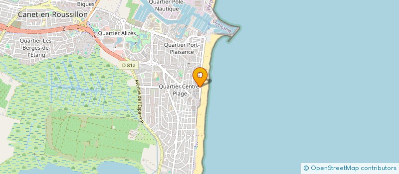 localisation de l'entreprise LUXURY REAL ESTATE à CANET-EN-ROUSSILLON