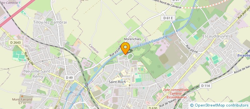 localisation de l'entreprise LUXURY RENT à CAMBRAI