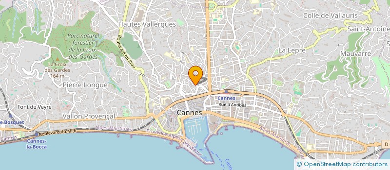 localisation de l'entreprise LUXURY SECURITY PROTECT à CANNES