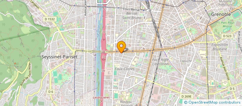 localisation de l'entreprise LUXURY SHOP  GRENOBLE