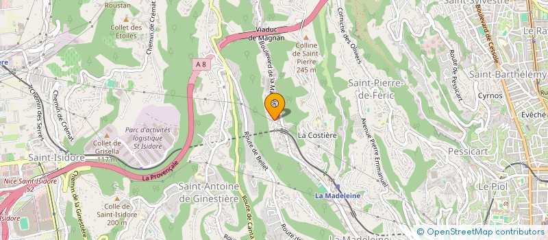 localisation de l'entreprise LUXURY TRANSFERT à NICE