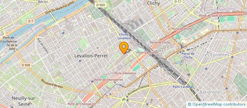 localisation de l'entreprise LUXURY TRANSPORT PARIS à LEVALLOIS-PERRET