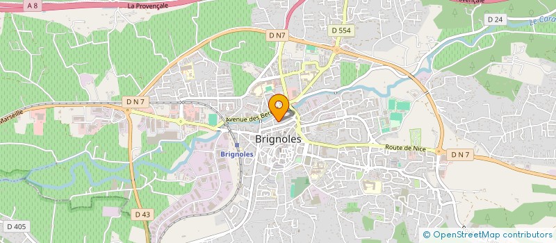 localisation de l'entreprise LUXURYCONCIERGERIE à BRIGNOLES