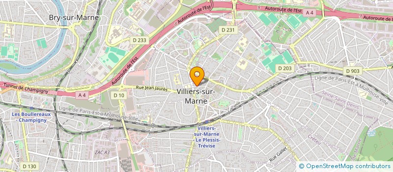 localisation de l'entreprise LUXURYGLAM à VILLIERS-SUR-MARNE