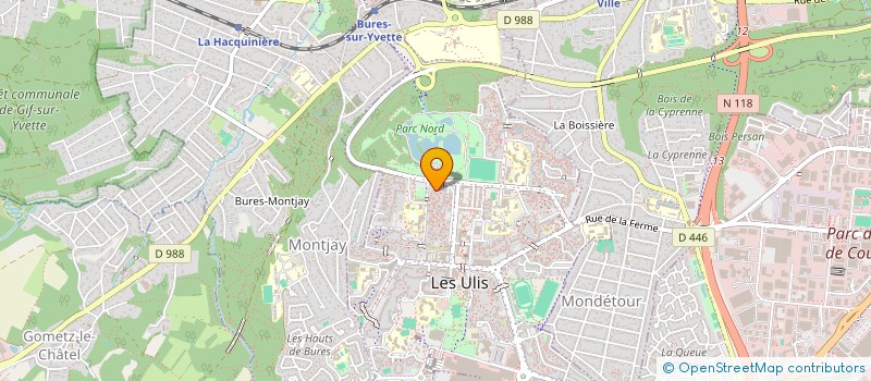 localisation de l'entreprise LUXUS IMO à LES ULIS