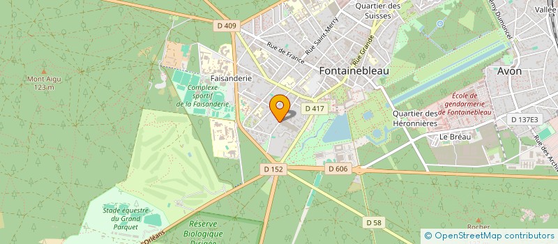 localisation de l'entreprise LUXUS PATRIMOINE  FONTAINEBLEAU