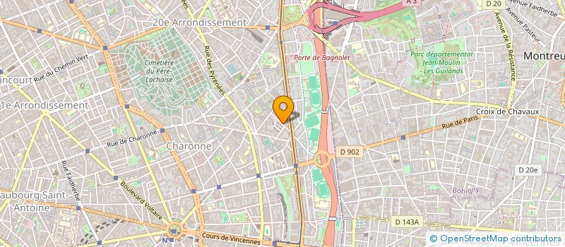 localisation de l'entreprise LUXUS PLUS  PARIS