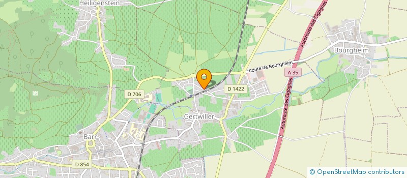 localisation de l'entreprise LUXUS VTC SERVICE  GERTWILLER