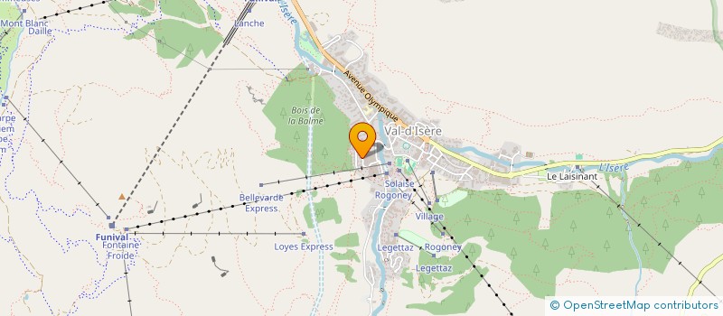 localisation de l'entreprise LUXVAL  VAL-D ISERE
