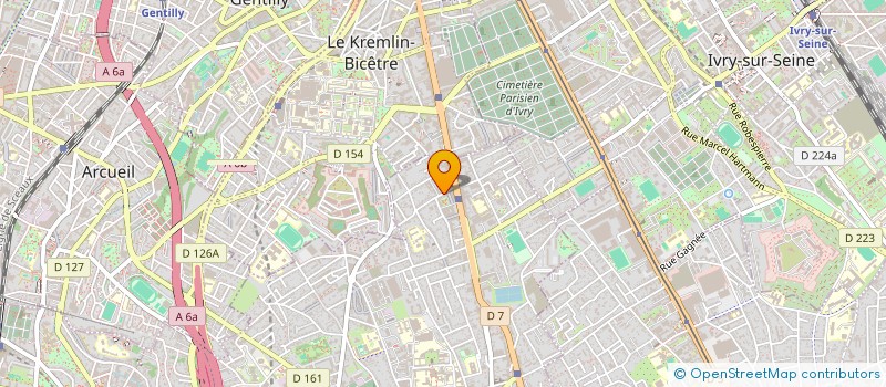 localisation de l'entreprise LUXYDEM  VILLEJUIF