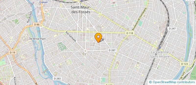 localisation de l'entreprise LUYA à ST MAUR DES FOSSES