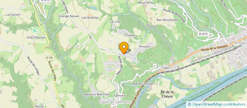 localisation de l'entreprise LUYA  TUPIN-ET-SEMONS