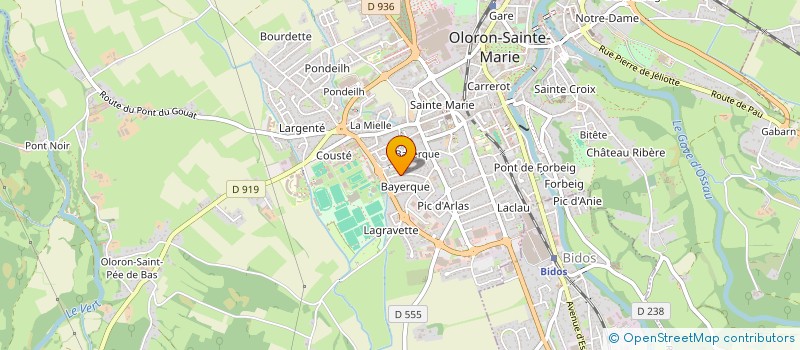 localisation de l'entreprise LUYE  OLORON-SAINTE-MARIE