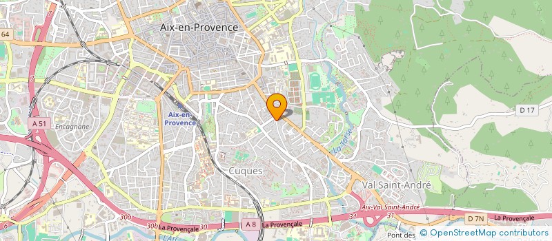 localisation de l'entreprise LUYNES 33 BIS à AIX EN PROVENCE