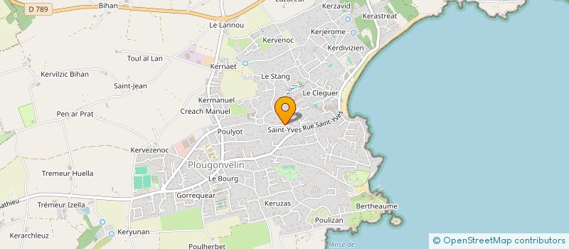 localisation de l'entreprise LUZ  PLOUGONVELIN