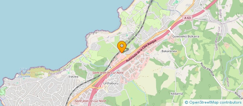 localisation de l'entreprise LUZ  SAINT-JEAN-DE-LUZ