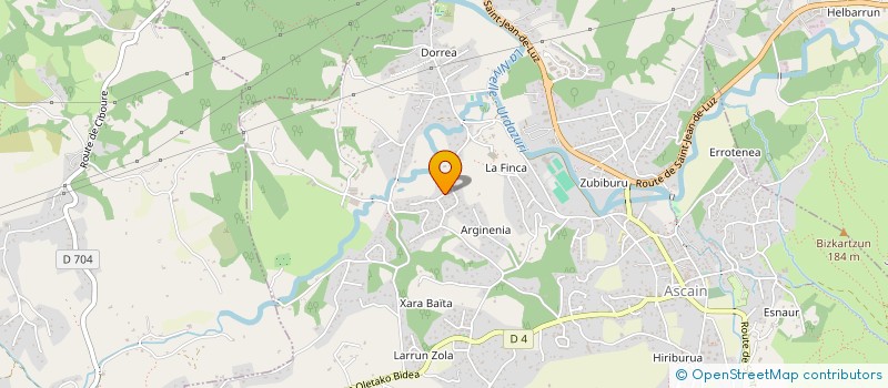 localisation de l'entreprise LUZ BADMINTON à HENDAYE