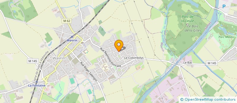 localisation de l'entreprise LUZ BIKES PYRENEES  WAVRIN