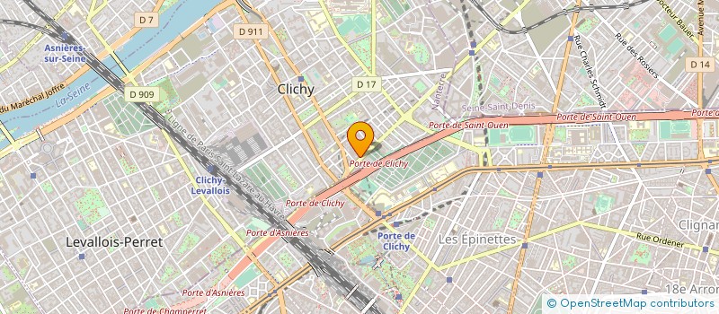 localisation de l'entreprise LUZ HOLD à CLICHY