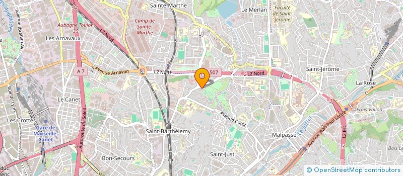 localisation de l'entreprise LUZ IMMOBILIER à MARSEILLE