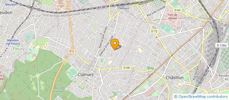 localisation de l'entreprise LUZ PRODUCTIONS à CLAMART