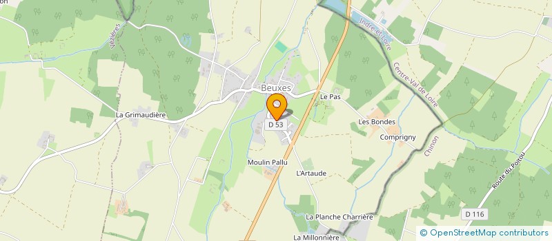 localisation de l'entreprise LUZANA  BEUXES