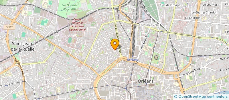 localisation de l'entreprise LUZANE PROMOTION à ORLEANS